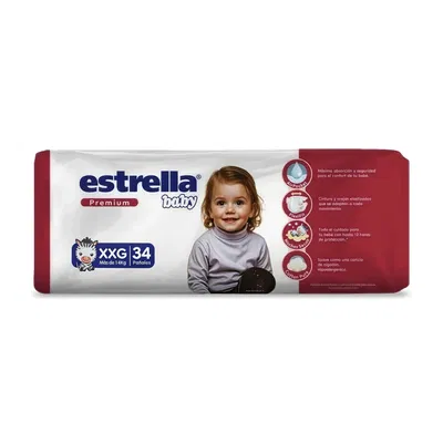 ESTRELLA BABY PREMIUM HIPERPACK XXG x 34u
