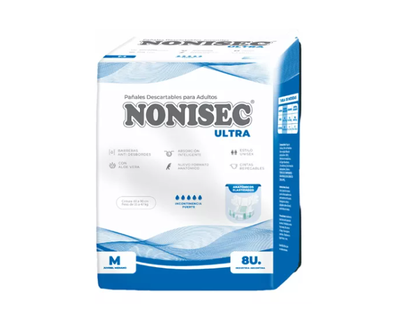 NONISEC ULTRA Pañal ADULTOS TALLE M x 8 UND