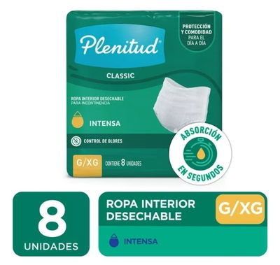 Plenitud Classic Pants Adulto G/XG x 8 Unid.