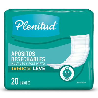 PLENITUD APÓSITOS MULTIUSO DESECHABLES x 20 und.