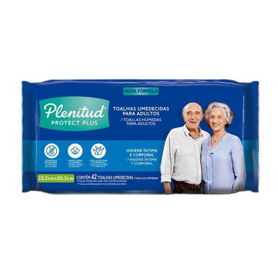 PLENITUD Toallas Humedas Adultos  x 42 Unid.