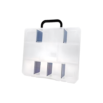 MALETIN ORGANIZADOR 11 DIV CRISTAL