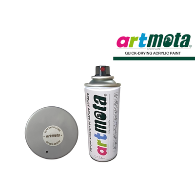 AEROSOL PLATEADO LUNA 450CC ACRILICO MOTA