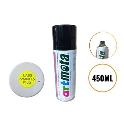 AEROSOL ACRILICO AMARILLO FLUO MOTA