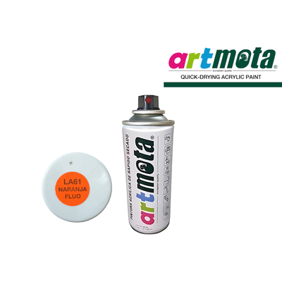 AEROSOL NARANJA FLUO 450CC ACRILICO MOTA