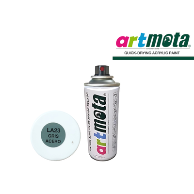 AEROSOL GRIS ACERO 216CC ACRILICO MOTA
