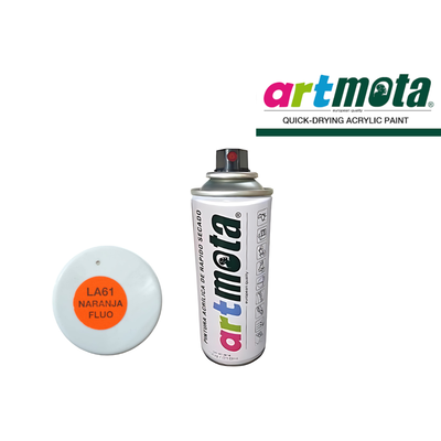 AEROSOL NARANJA FLUO 216CC ACRILICO MOTA