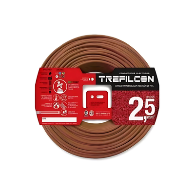 CABLE 1X2.50MM X MTS MARRON TREFILCON