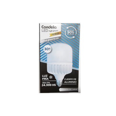 LED HIGH POWER CUERPO DE ALUMINIO 30W FRIA (B/20)