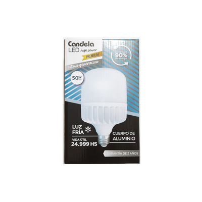 LED HIGH POWER CUERPO DE ALUMINIO 50W FRIA (B/20)