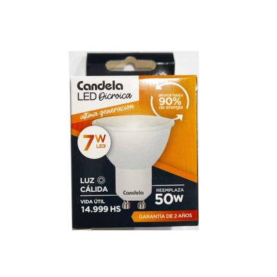 LED DICRO 7W CALIDA (B/50)