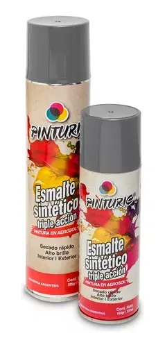 PINTURA AEROSOL GRIS OSCURO 160g