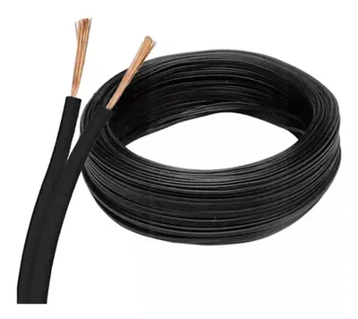 CABLE PARALELO 2X1.50MM xMT NEGRO TREF