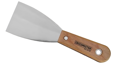 ESPATULA 1  MANGO MADERA CROSS