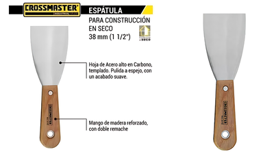 ESPATULA 1-1/2  MAN/MADERA CROSS