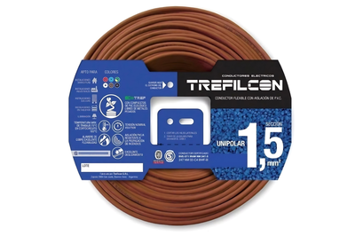 CABLE 1X1.50MM X MTS MARRON TREFILCON