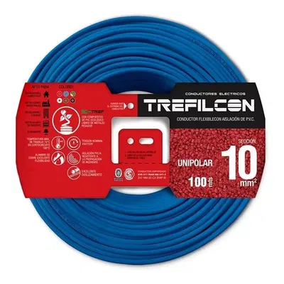 CABLE 1X10MM XMTS CELESTE TREF 