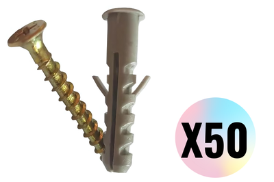 KIT FIJACIONES TARUGO #8 X50UNI