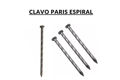 CLAVO P PARIS ESPIRAL 1   X 1 KG