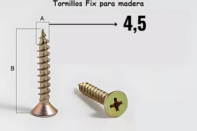 FIX 4 5X35 200UNI ZN AM
