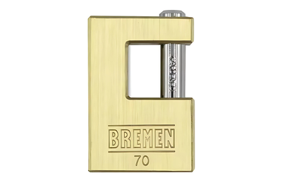CANDADO DE BRONCE PERNO HORIZONTAL REFORZADO 70mm 
