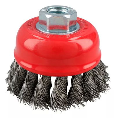 CEPILLO COPA TRENZADO ACERO 4  S1123