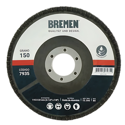DISCO FLAP 115MM #150 BREMEN 7935