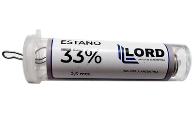 ESTAÑO 33% 2.5MT/12g LORD