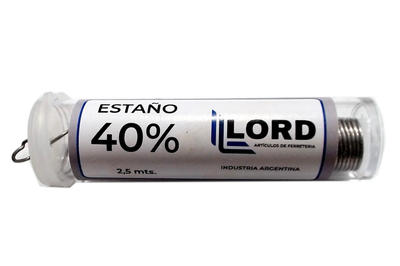 ESTAÑO 40% 2.5MT/12g LORD