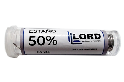 ESTAÑO 50% 2.5MT/12g LORD