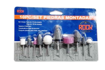 PIEDRA MONTADA X 10 ROCKTOOLS
