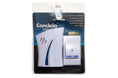 TIMBRE INALAMBRICO CUADRADO CANDELA