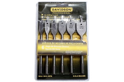 SET MECHA PALETA 6 PCS BLISTER DAVIDSON
