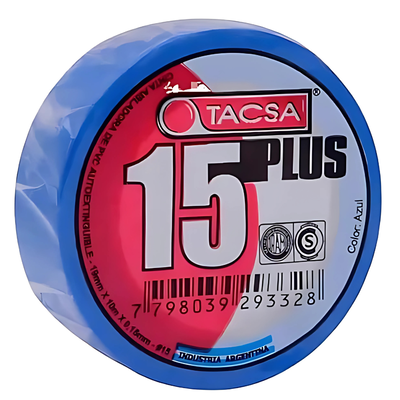 CINTA TACSA 10M TUBO 10UNI AZUL