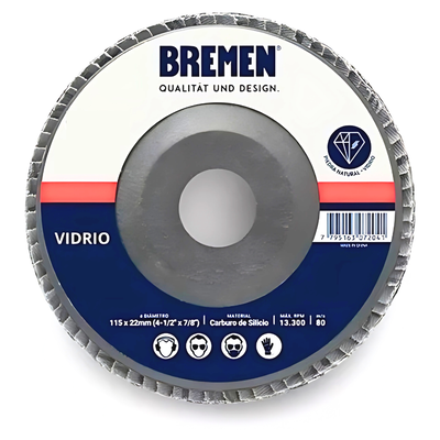 *DISCO FLAP BREMEN CAR.SILICIO #80