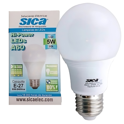 LAMPARA LED 5W FRIA SICA