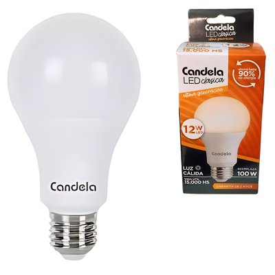 LAMPARA LED - 12W CALIDA CANDELA