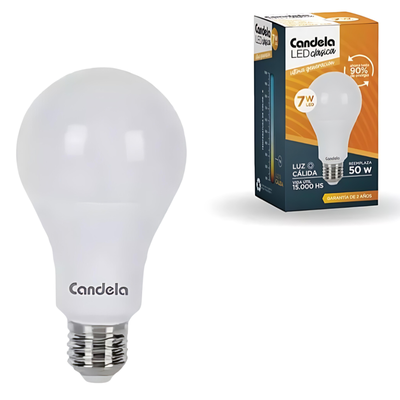 LAMPARA LED - 7W CALIDA CANDELA (B/50)