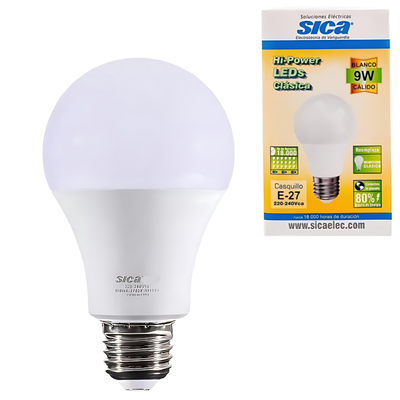 LAMPARA LED 9W CALIDA SICA