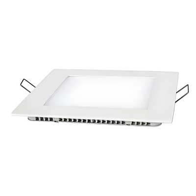 LED PLAFON CUADRADO EMB. 6W CALIDO (B/20)
