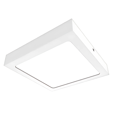 LED PLAFON CUADRADO BASE 6W CALIDO (B/20)