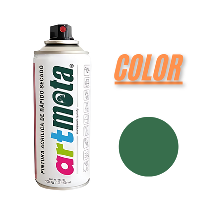 AEROSOL VERDE LIMA 216CC ACRILICO MOTA