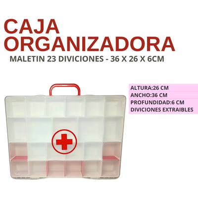 MALETIN ORGANIZADOR 23 DIV AUXILIO