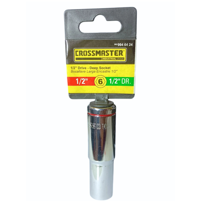 BOCALLAVE CROSS-HEX.LARGA 1/2"- 1/2"