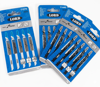 SIERRA CALADORA T 127D X 5PCS LORD  METAL/MADERA