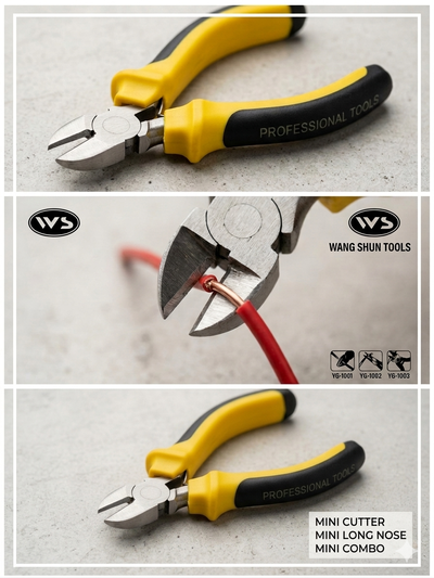 PINZA 4,5 PULG ALICATE AMARILLO 