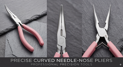 PINZA 4,5 PULG CURVA ROSA 