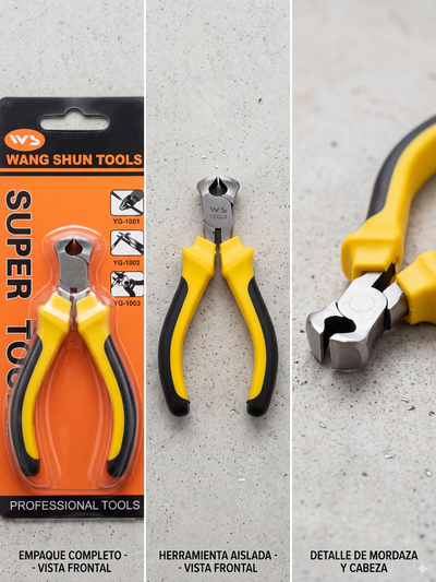 PINZA 4,5 PULG CORTE FRONTAL AMARILLO 