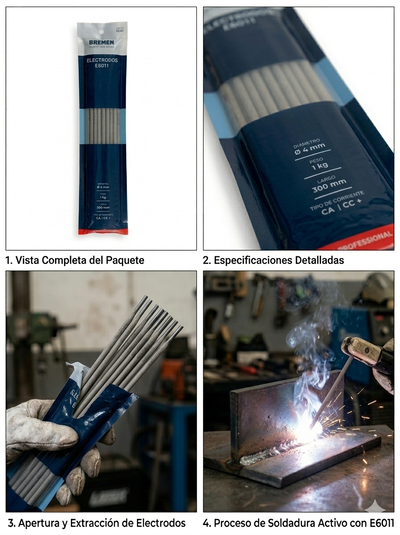 ELECTRODO E6011 4,0MMx400MM XKG
