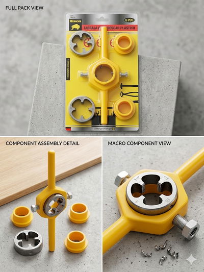 TERRAJA PVC 6PCS BISON